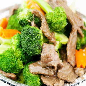 76. Beef and Mixed Greens