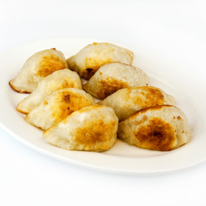 7. Pan Fried Dumplings (10 pcs)