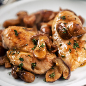 87 B. Chicken and Mushrooms